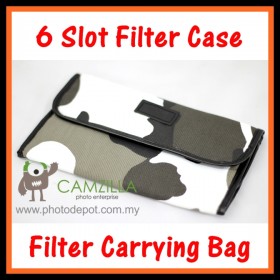 JYC Camouflage 6 Slot Filter Case , Filter Wallet , Filter Bag